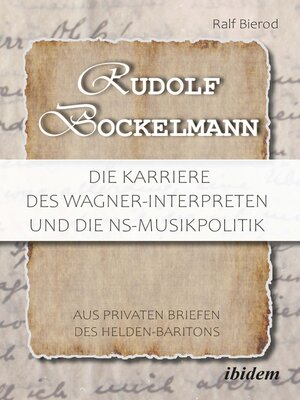 cover image of Rudolf Bockelmann
